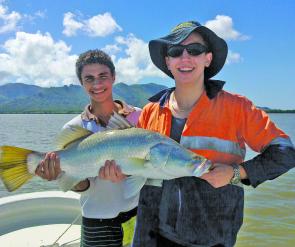 Another happy client spent the day fishing with Andrew Mead from Aussie Barra Charters.