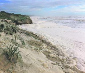 Beach? What beach? Big seas caused plenty of erosion when the east coast low came ashore in late February. If there’s a change to offshore winds this month, the beaches should really fire for bream, flathead, whiting, tailor and mulloway