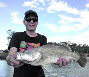 Peter Mills showing off one of his recent catches.