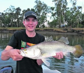 This barra was picked up over a rubble patch in the city reaches of the Fitzroy.