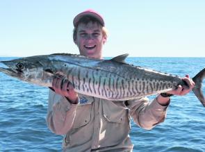 Spanish mackerel will be on the increase this month. 