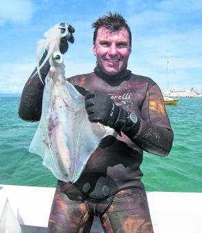 September signals the start of serious squid spearfishing.