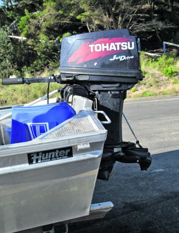 The combination of the Hunter Marine punt and the Tohatsu Jet motor allowed us to fish the waters above Lake Corringle.