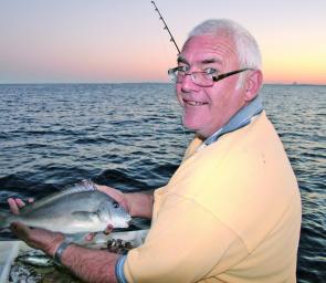 Dave Maybury with a late afternoon mowong fish.
