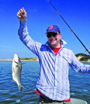 Dave Dangerfield lands another cracking bream at Bemm River.