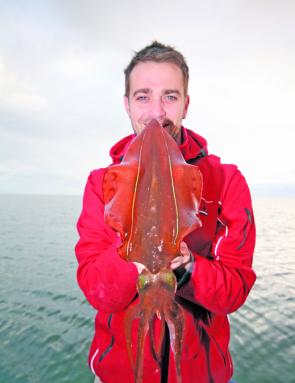 Dan Lee with a wonderful Spring Calamari.