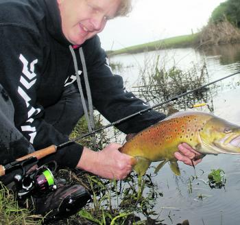 Winter time is trout time.