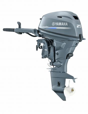 Not only is the Yamaha F25 lighter than its predecessor, but it’s only a two-cylinder and has a substantially smaller physical size.