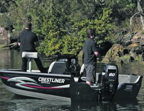 There’s plenty of room and solid stability to make fishing a breeze.