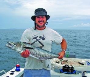 Spanish mackerel are thick on some days, allowing even the most novice of anglers to enjoy some great sport.