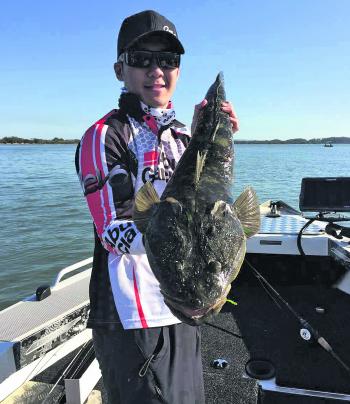 Ming Liu’s 96cm fish caught on the first day of the Classic was the largest for the event.