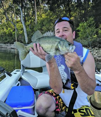 Brad Creighton caught and released his PB bass, finally cracking the 40cm mark. He also managed a few more bass on bait and a bunch of reddies on soft plastics.