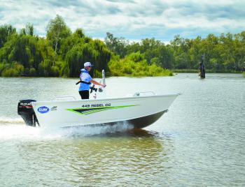 Although the Clark 449 Rebel CC doesn’t scream at you with lots of features, the features it does have are very practical. Matched with the Suzuki 50hp four-stroke it would suit a first time boat owner or long time boat user.