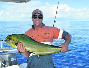 There are stacks of mahi mahi around at the moment, shadowing any floating structure they can find.