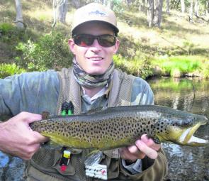 The trout season is now closed but Lucas Green made the most of the final days with this beautiful spawn-run Ebor brownie.