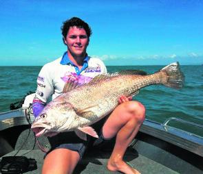 Quality jewies on lures in broad daylight? Anything is possible in Mackay's fish-rich waters during winter