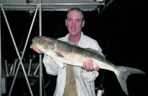 Phil Reeve caught this quality jobfish in the deep water off Cairns recently. 