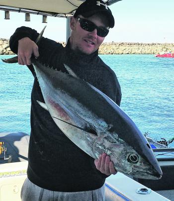 A cracker tuna caught out from Cape Otway.