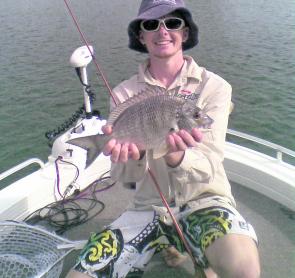 The typical Middle Wall Winter bream is caught down deep on a soft plastic or a blade.