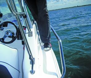 The 625 Profish is a small walk-around allowing access to the front of the boat while not compromising cabin and cockpit space.