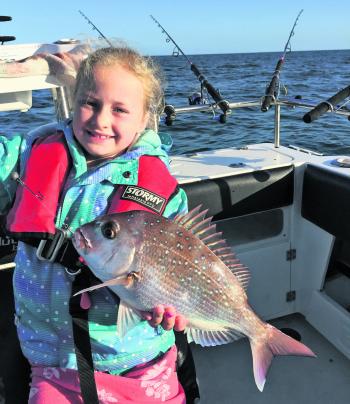 Mia Rayner with a quality autumn pinkie.