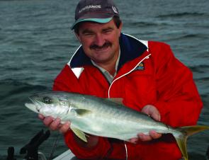 Ron Gysberts couldn’t get enough of catching rat kingfish in the bay!