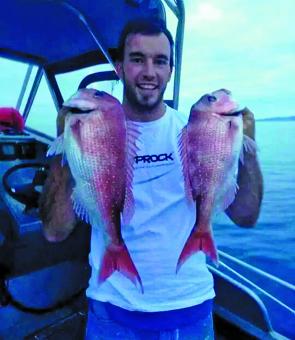 Glenn Saltmarsh and his cobbers can fish and snapper like this are about for those thinking outside the square.