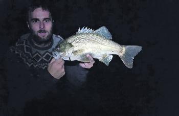 Marty Nichols with a solid Kempsey night time bass.