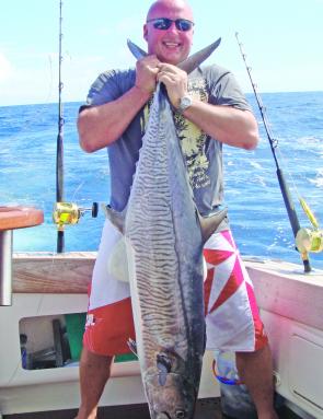 Weejock Charters have been enjoying good success on the smaller marlin and also the Spanish mackerel including this 30kg monster.