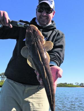 Tim Mcrea on his 41st birthday enjoying a spot of flathead fishing in the Kolan.