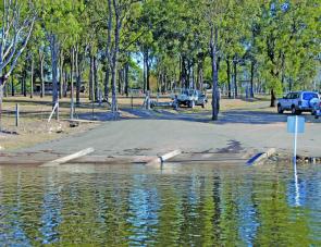 There are two ramps to service the park, this one is on the northern side of the grounds. 