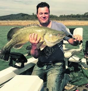 Jan Bast with a ripper cod taken from up Bonnie Doon way.