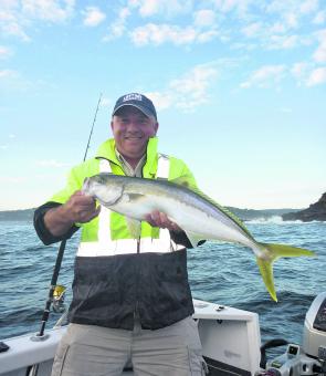 Kingfish are a reliable proposition in the Summer months when trolling the headlands.