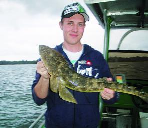 Flathead love small yellowtail or small mullet baits fished along the bottom.