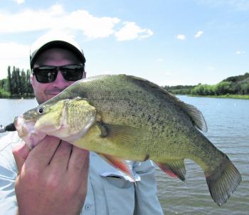 Dane Osman used finesse to connect with shut down fish during the Pride of Perch.