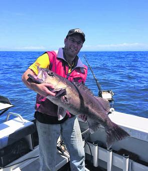 Bradley Day with a nice hapuka caught in December.