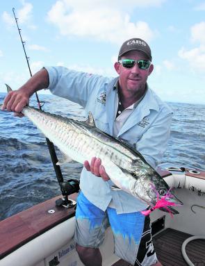 Spanish mackerel will still be around and cruising the closer reefs.