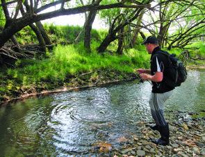 Brenton Richardson agrees that gumboots are the best fishing footwear on the market. They may not offer the same ankle support as expensive hiking boots, but they offer better protection from snakes and blackberries, and don't shrink when they dry out.
