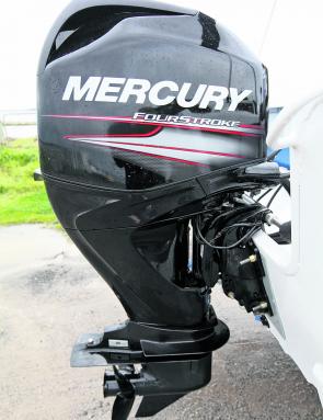 The 455 Piranha SC was pushed along easily by a Mercury 60hp EFI 4-stroke Bigfoot outboard.