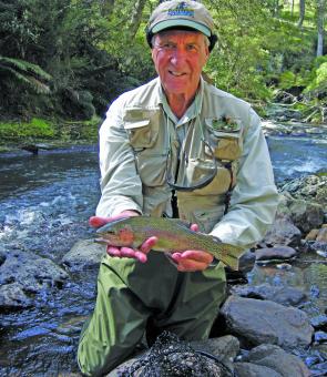 Phil Clark with another tidy New England rainbow. This should be a cracking season.