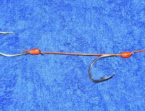 The snood or snell can also be used to put two hooks on the one leader.