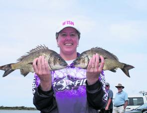 Nikki Bryant from Team Purple Patch showing that it’s not just a sport for the boys as she holds her own for the ladies.