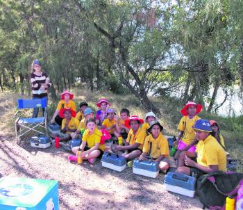 Many kids turned out on the hotter than average April day in Burketown.