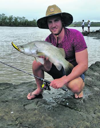 Trent has been getting into some Fitzroy flood barra!