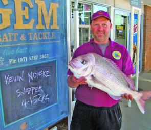 Big bay snapper are more prevalent in the winter months.