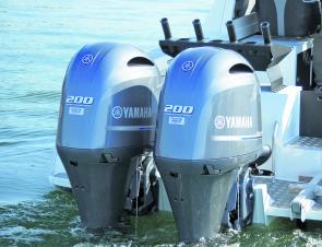 Twin rigged set-ups are very popular for offshore anglers and those looking for high horsepower with the efficiency of an outboard.