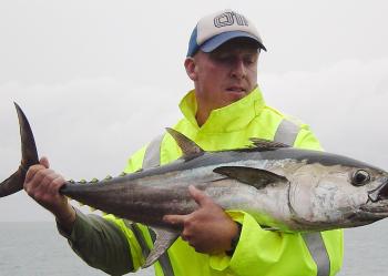 When fishing off the rocks, high visibility is important, especially if you take a tumble in rough weather.