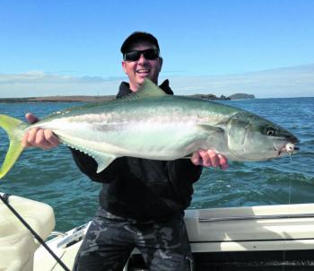 Shaun House shows that Tassie has some decent yellowtail kingfish on offer.