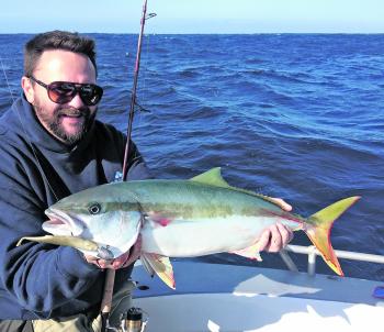 A nice Montague kingfish that fell to a larger stick bait presentation.