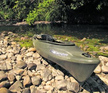 Small, relatively lightweight polyethylene kayaks, with minimal accessories are the best form of vessel for the skinny, upper reaches of bass creeks. In most cases, more weight and clutter only adds up to extra hassle and is of no great benefit. 